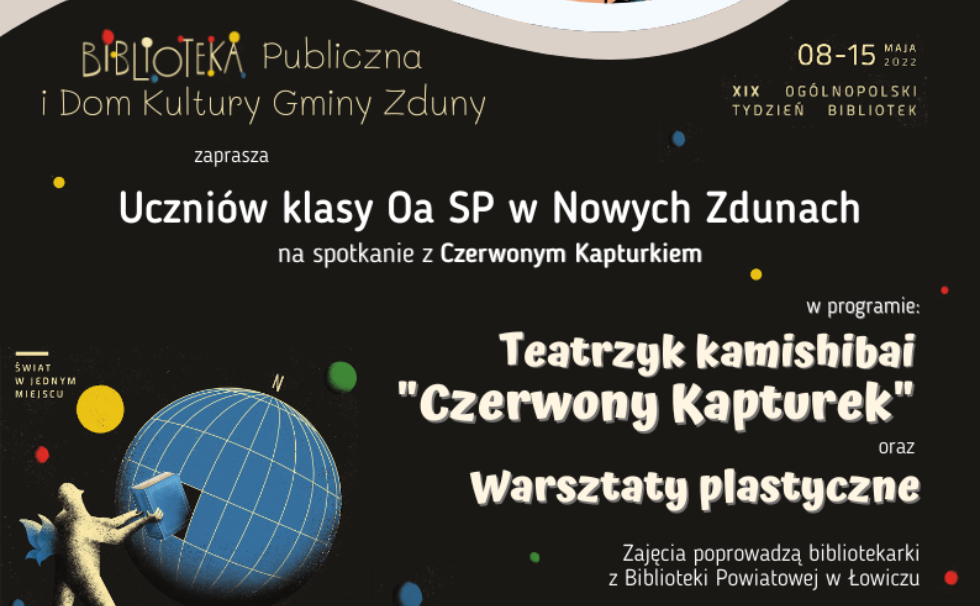 9 maja rozpoczynamy Ogólnopolski Tydzień Bibliotek!