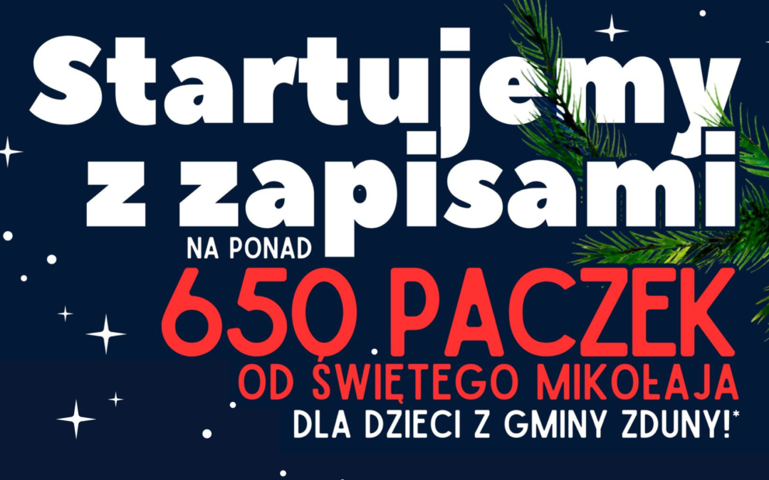 Paczki od Świętego Mikołaja