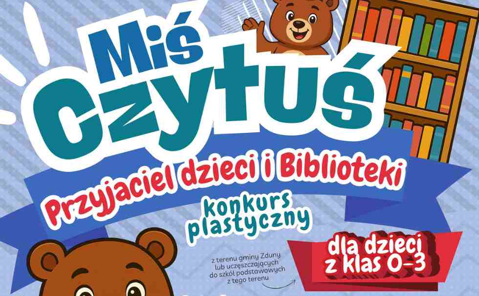 Konkurs plastyczny z Misiem Czytusiem w roli głównej