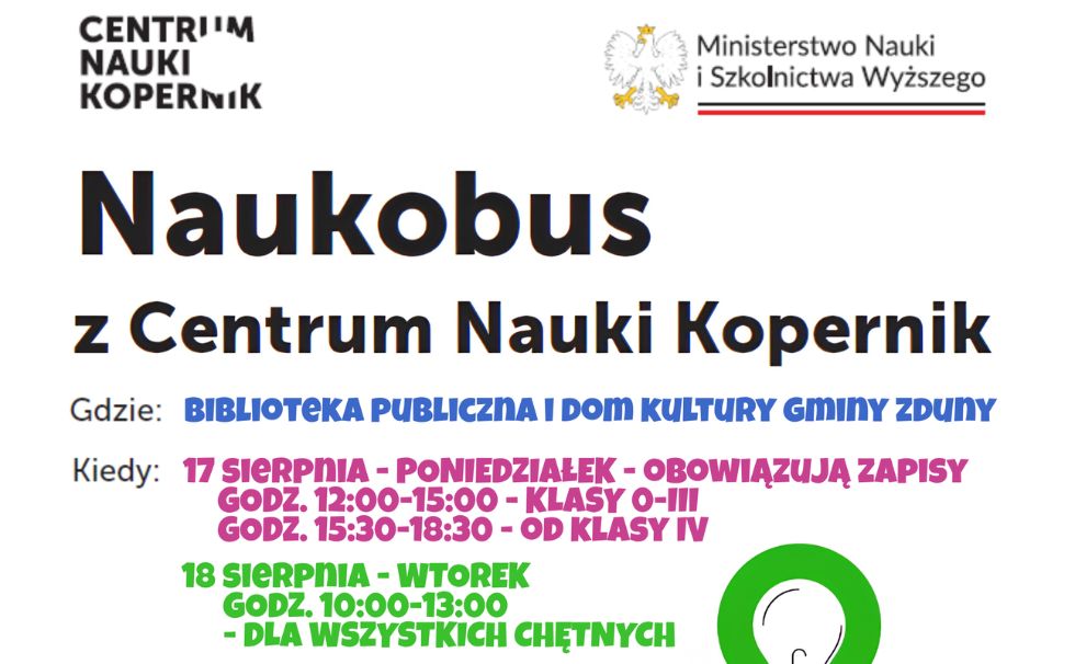 Naukobus z Centrum Nauki Kopernik